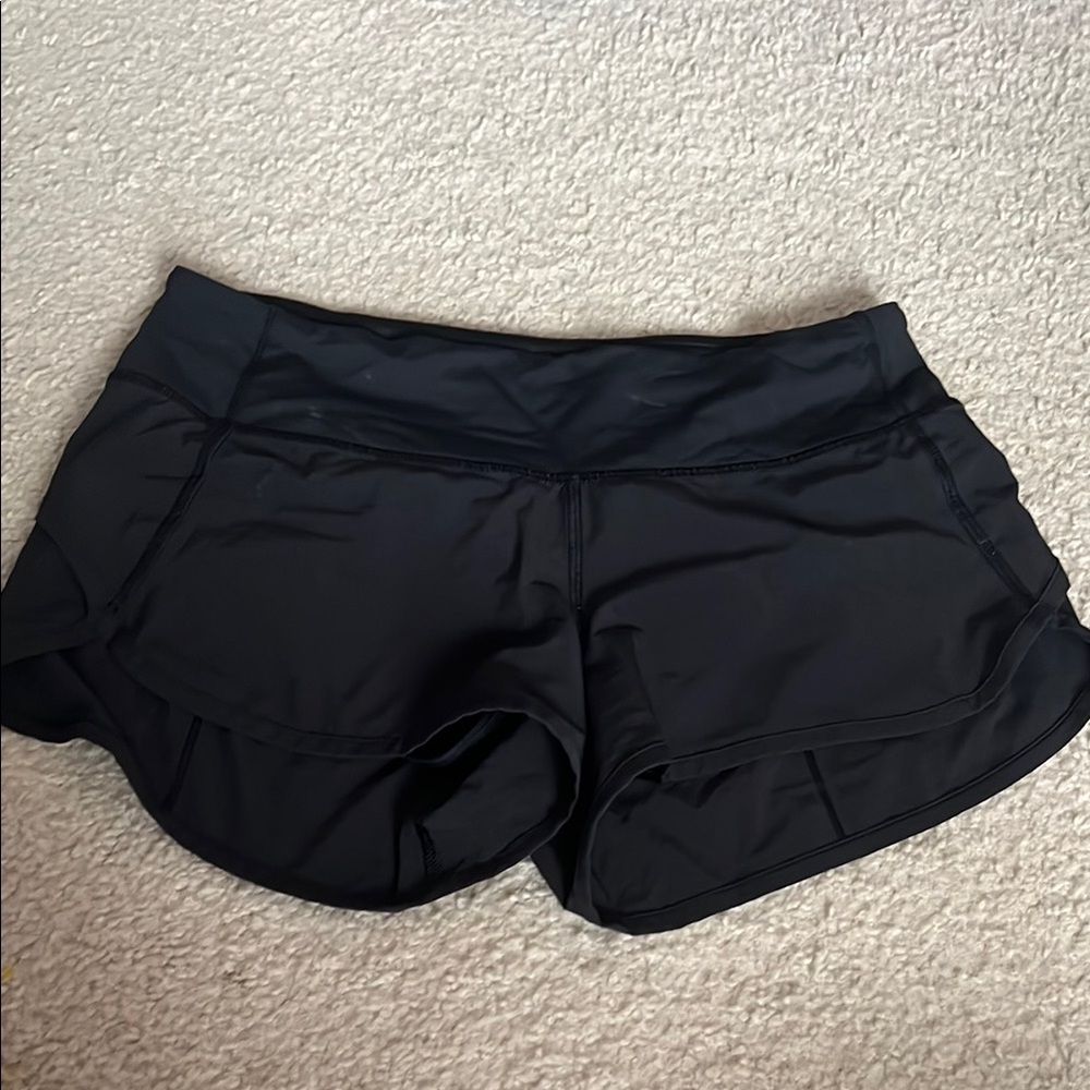 Lululemon Athletica Black Athletic Shorts